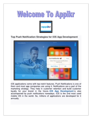 Benefits of Push Notifications for iOS Apps