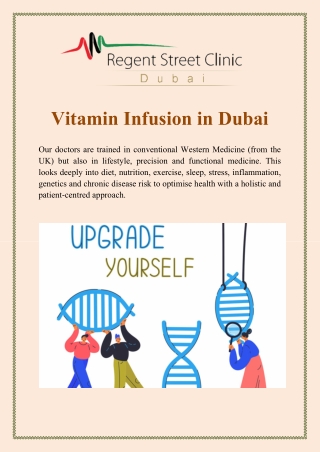 Vitamin Infusion in Dubai