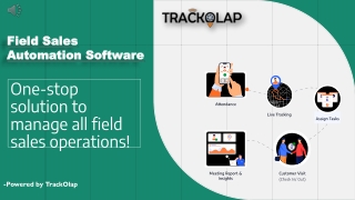 Field Forces with Simple yet Intuitive Field Sales Automation Solution