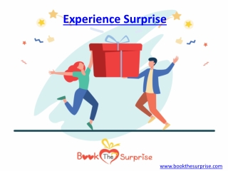 Experience Surprise In Chennai