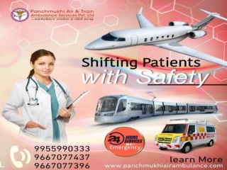 Acquire Superior Medical Care by Panchmukhi Air Ambulance Services in Guwahati and Chennai