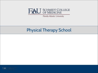 Physical Therapy School