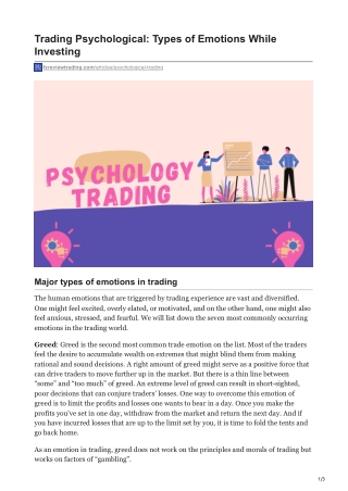 fxreviewtrading.com-Trading Psychological Types of Emotions While Investing