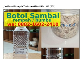 Jual Botol Rempah Terbaru ౦8Зl-4l8౦-l8l౦(whatsApp)
