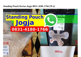 Standing Pouch Kertas Jogja Ô8౩l.ㄐl8Ô.l7ϬϬ(whatsApp)
