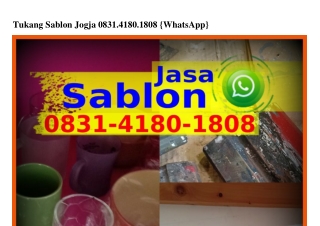 Tukang Sablon Jogja Ö8ᣮI-ԿI8Ö-I8Ö8(WA)