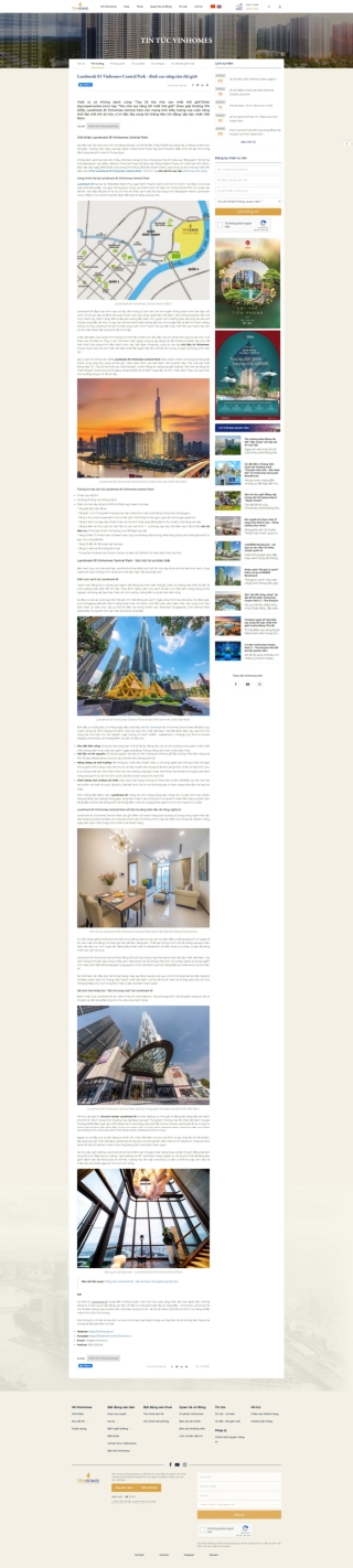Thông tin Landmark 81 Vinhomes Central Park - vinhomes.vn