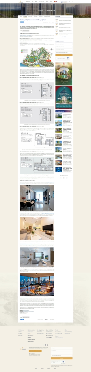 Mặt bằng căn hộ Vinhomes Central Park có gì đặc biệt_ - vinhomes.vn