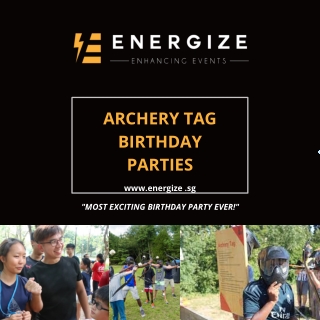 Archery Tag Birthday Parties - Energize