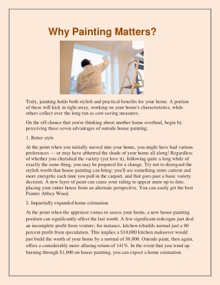 Get The Best Paint Spraying in Abbey Wood.