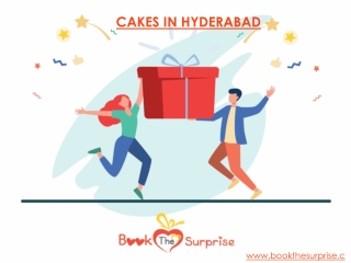 Online Cake delivery In Hyderabad | Midnight Cake Delivery - BooktheSurprise