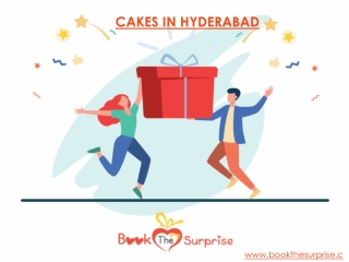 Online Cake delivery In Hyderabad | Midnight Cake Delivery - BooktheSurprise