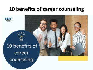 10 benefits of career counseling
