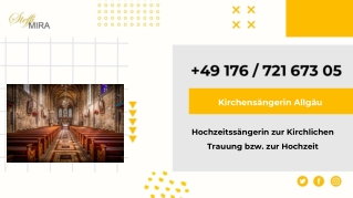 Kirchensängerin Allgäu - Steffi Mira