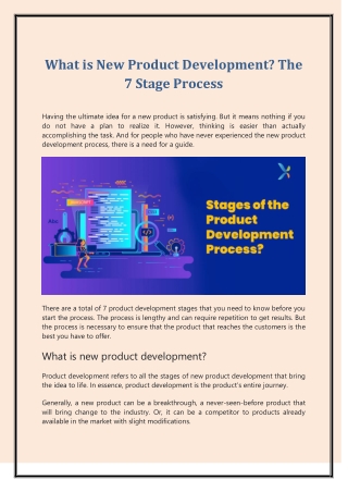 What is New Product Development? The 7 Stage Process