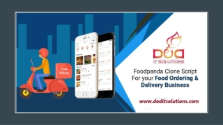 Best Online Food Panda System - DOD IT SOLUTIONS