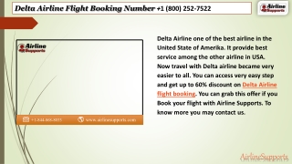 Delta Airline Flight Booking