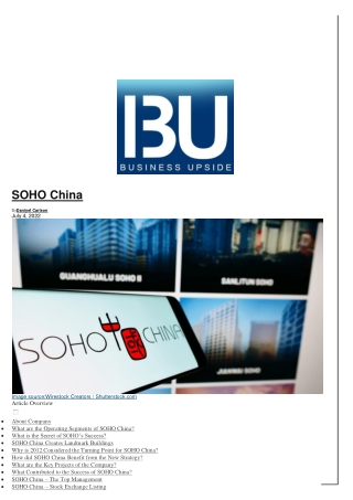 SOHO China
