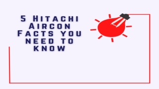 5 Hitachi Aircon Facts You Need to Know