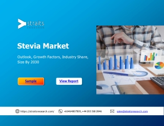 SteviaStevia Market Size Is Likely to Experience a Tremendous Growth in Near Fut