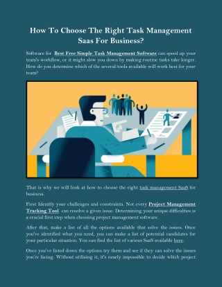 How To Choose The Right Task Management Saas For Business