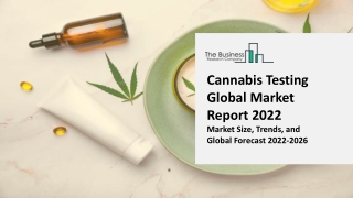 Cannabis Testing Market Trends, Segmentation, Demand, Industry Growth And Expans