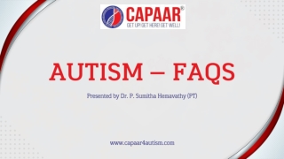 Autism FAQs | Best Autism Centre in Bangalore | CAPAAR