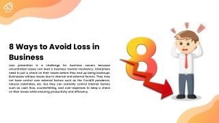 8 Ways to Avoid Loss in Business
