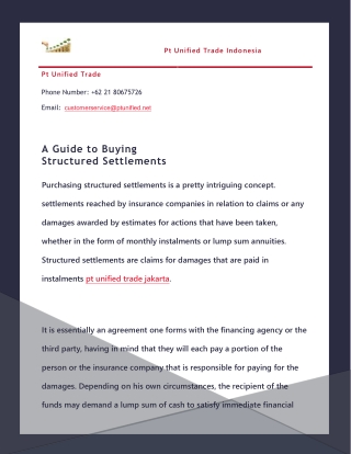 A Guide to Buying Structured Settlements