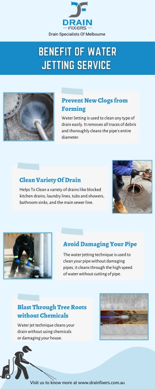 Benefit of Water Jetting Service
