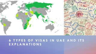 6 types of visas in UAE and explanations