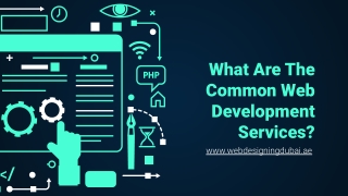 What Are The Common Web Development Services _ web development Dubai _ web development companies in Dubai.pptx