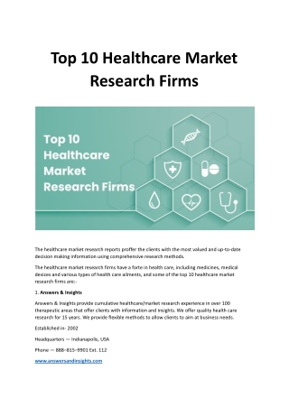 Top 10 Healthcare Market Research Firms.docx