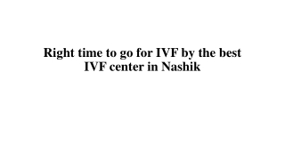 Best IVF center in India