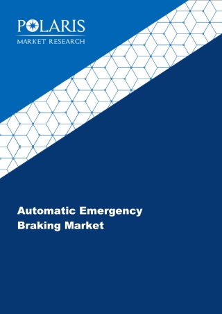 Automatic Emergency Braking Market By Region, Segments & Forecast, 2022 - 2030