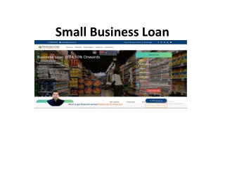 Small Business Loan