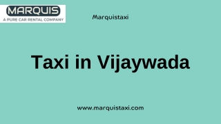 Taxi in Vijaywada