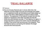 TRIAL BALANCE