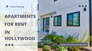 Apartments For Rent In Hollywood