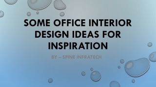 Some Office Interior Design Ideas for Inspiration