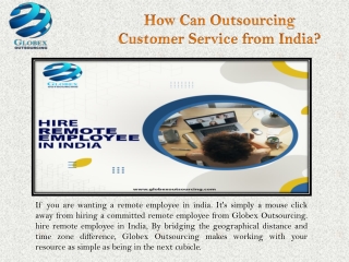How Can outsourcing customer service from India