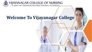 Nursing College in Bangalore | Vijayanagar College of Nursing