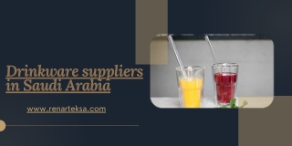 Drinkware suppliers in Saudi Arabia