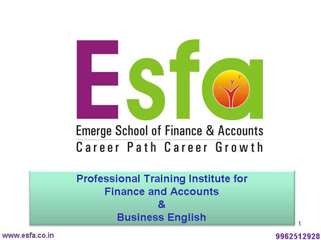 LCCI FINANCE & ACCOUNTS COURSES thru ESFA
