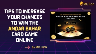 Tips to increase your chances to win the Andar Bahar card game online