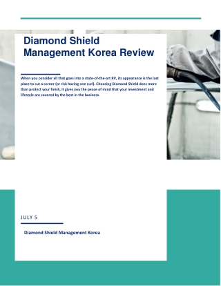 Review of the Top Automotive Paints by Diamond Shield Management Korea