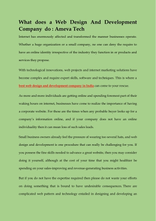 BEST WEB DESIGN AND DEVELOPMENT COMPANY IN INDIA COME UP WITH BETTER DESIGNS