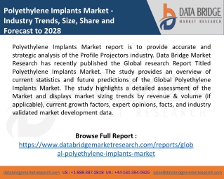 Polyethylene Implants Market