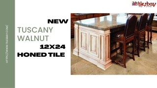 New Tuscany Walnut 12x24 Honed Tile