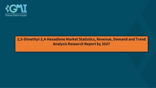 2,5-Dimethyl-2,4-Hexadiene Market Growth, Trend and Forecast Till 2027